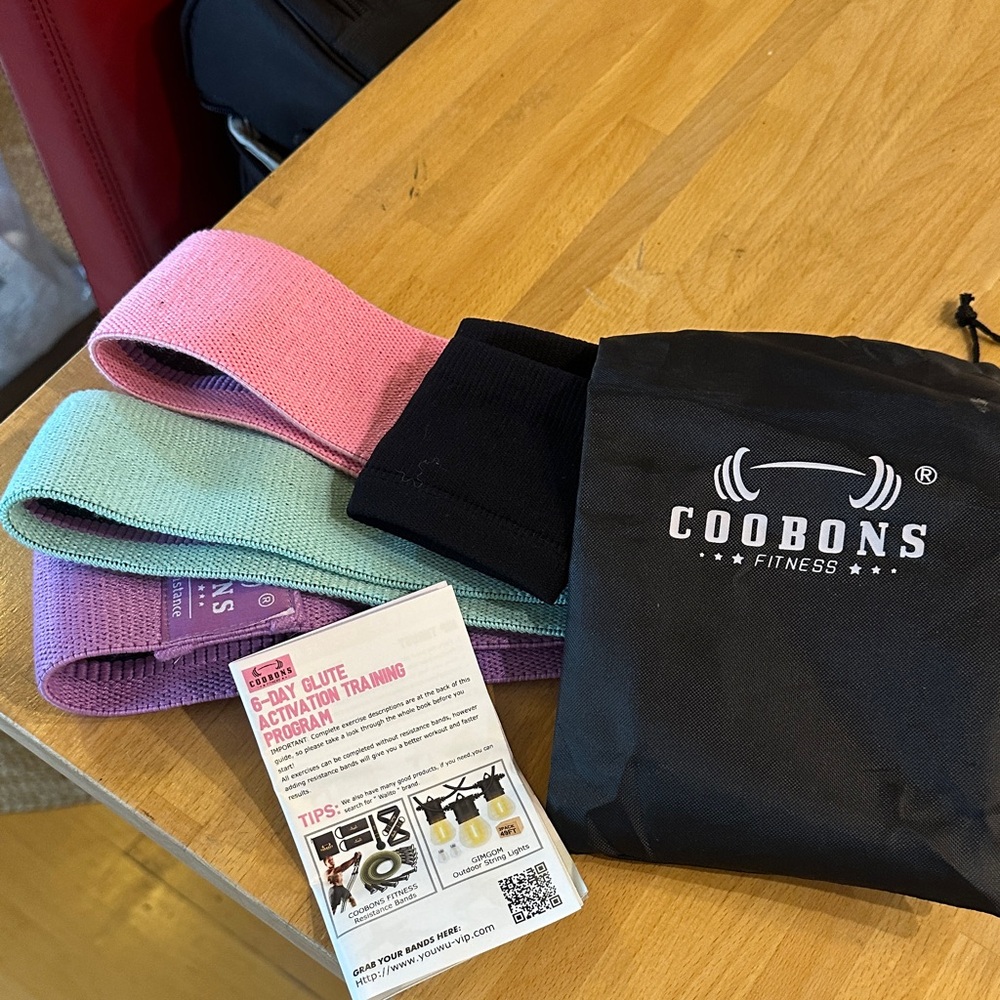 Coobons Fitness Resistance Bands Set